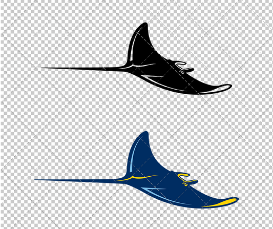 Tampa Bay Rays Alternate 2008 002, Svg, Dxf, Eps, Png - SvgShopArt