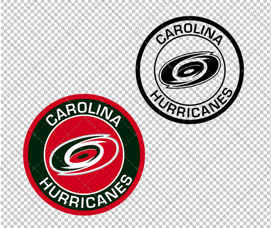 Carolina Hurricanes Circle 1997 003, Svg, Dxf, Eps, Png - SvgShopArt