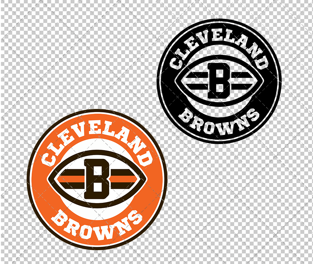 Cleveland Browns Circle 2003 002, Svg, Dxf, Eps, Png - SvgShopArt