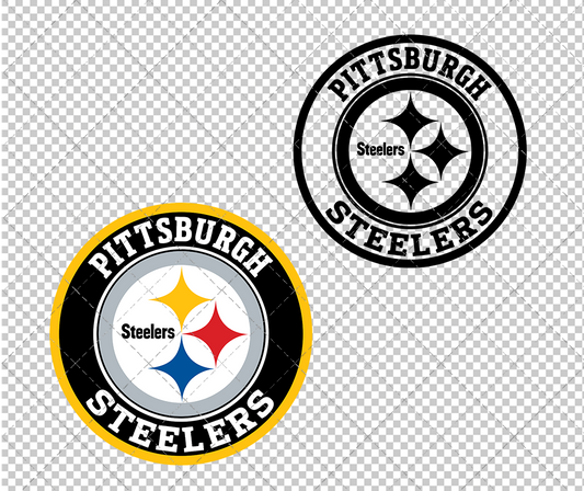 Pittsburgh Steelers Circle 1988, Svg, Dxf, Eps, Png - SvgShopArt