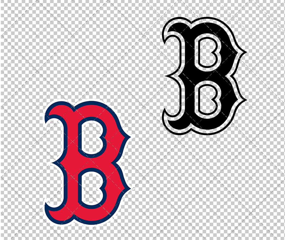 Boston Red Sox Alternate 1997, Svg, Dxf, Eps, Png - SvgShopArt