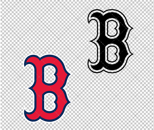 Boston Red Sox Alternate 1997, Svg, Dxf, Eps, Png - SvgShopArt