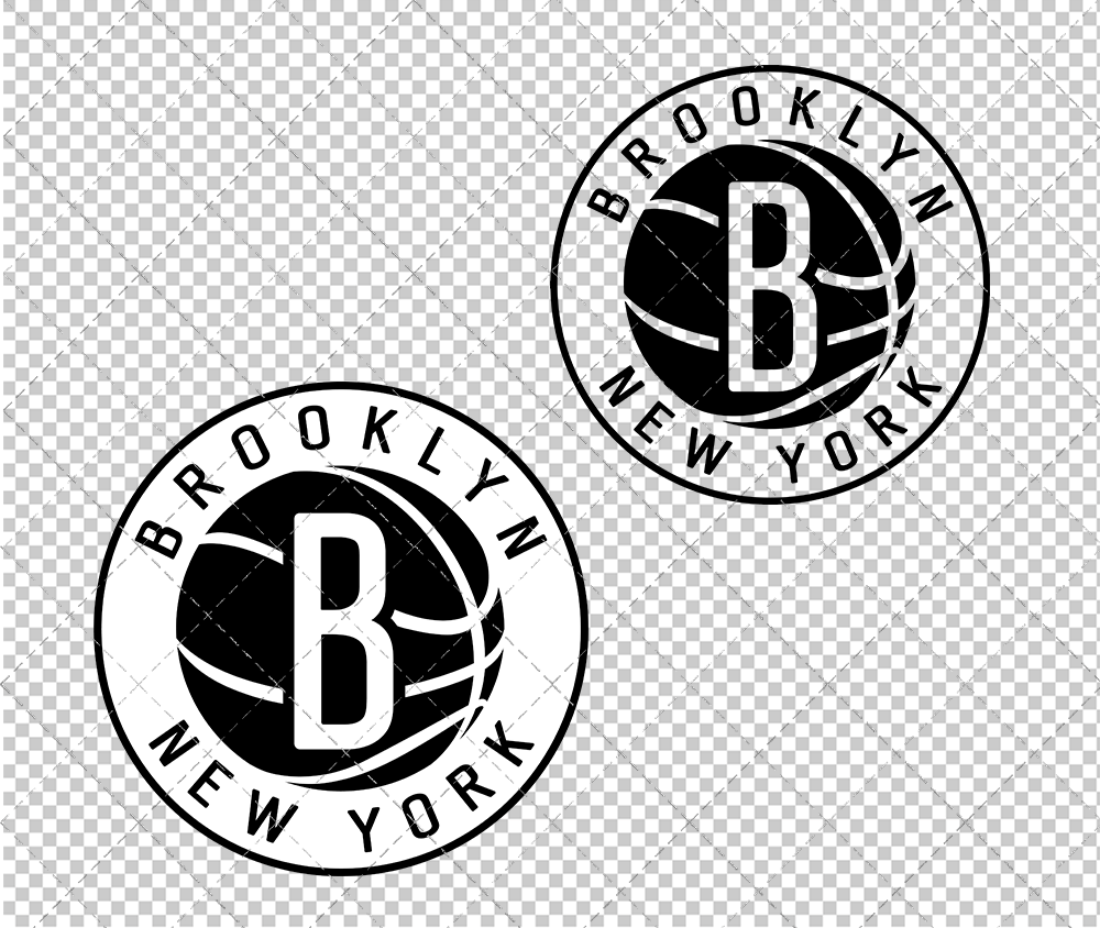Brooklyn Nets Alternate 2012 005, Svg, Dxf, Eps, Png - SvgShopArt