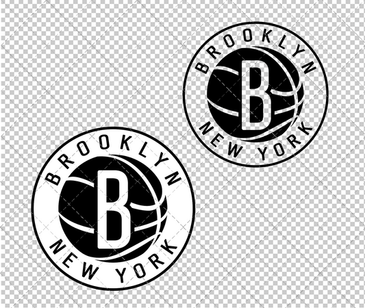 Brooklyn Nets Alternate 2012 005, Svg, Dxf, Eps, Png - SvgShopArt