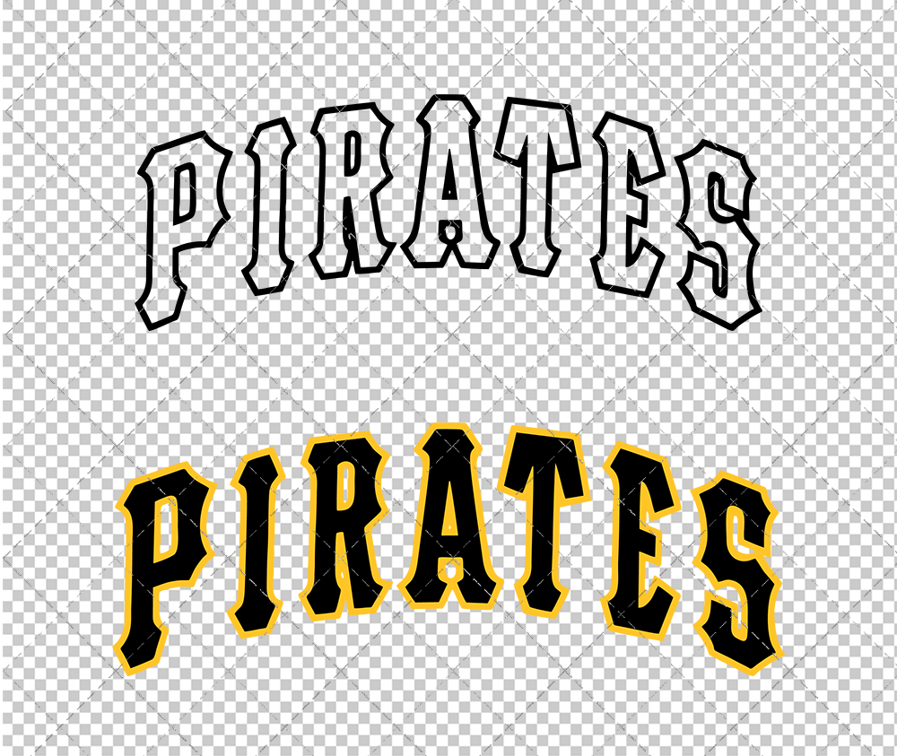 Pittsburgh Pirates Jersey 1980, Svg, Dxf, Eps, Png - SvgShopArt