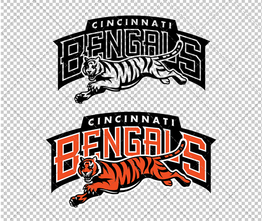 Cincinnati Bengals Alternate 1997, Svg, Dxf, Eps, Png - SvgShopArt