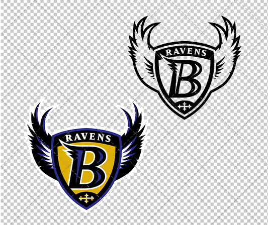 Baltimore Ravens 1996, Svg, Dxf, Eps, Png - SvgShopArt