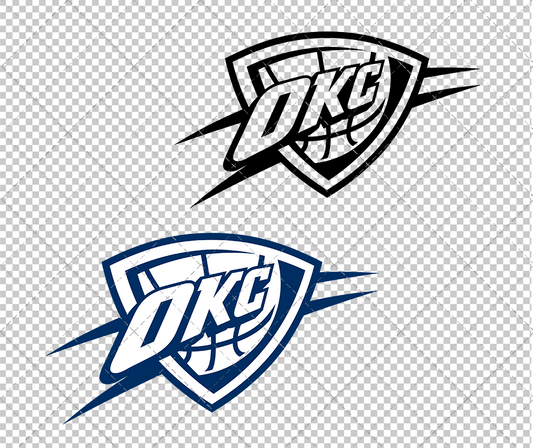 Oklahoma City Thunder Concept 2008 005, Svg, Dxf, Eps, Png - SvgShopArt