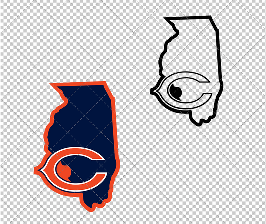 Chicago Bears Concept 2012 004, Svg, Dxf, Eps, Png - SvgShopArt