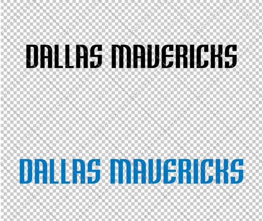 Dallas Mavericks Wordmark 2001, Svg, Dxf, Eps, Png - SvgShopArt
