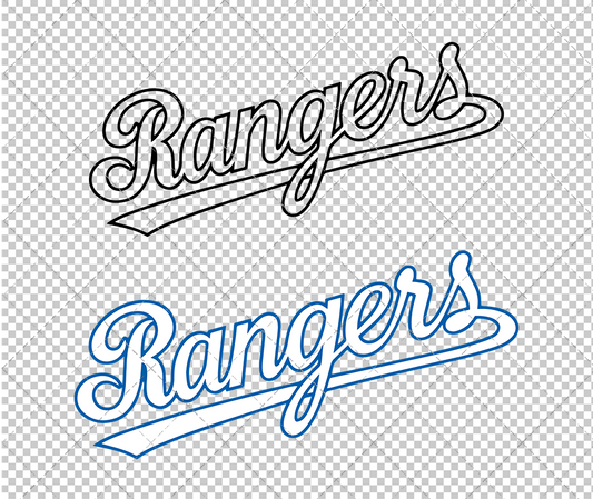 Texas Rangers Jersey 1984 003, Svg, Dxf, Eps, Png - SvgShopArt