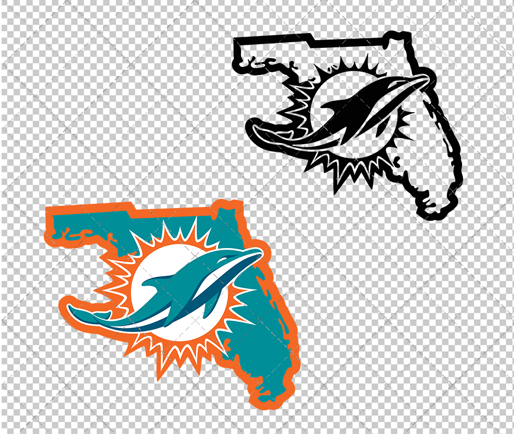 Miami Dolphins Concept 2018 004, Svg, Dxf, Eps, Png - SvgShopArt