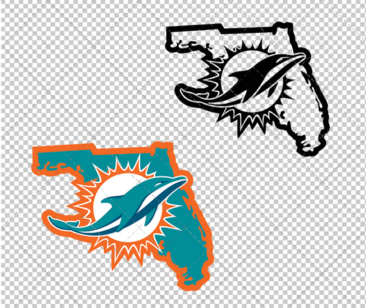 Miami Dolphins Concept 2018 004, Svg, Dxf, Eps, Png - SvgShopArt