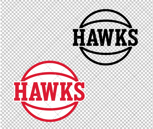 Atlanta Hawks Alternate 2020 003, Svg, Dxf, Eps, Png - SvgShopArt