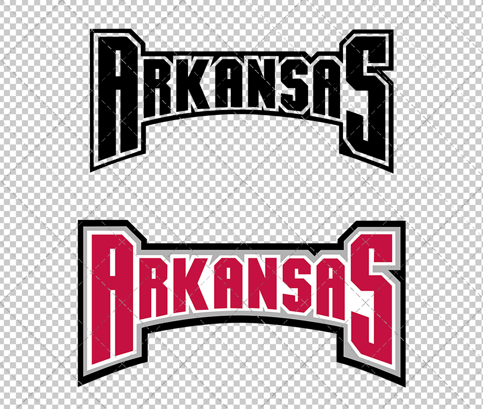 Arkansas Razorbacks Wordmark 2001, Svg, Dxf, Eps, Png - SvgShopArt