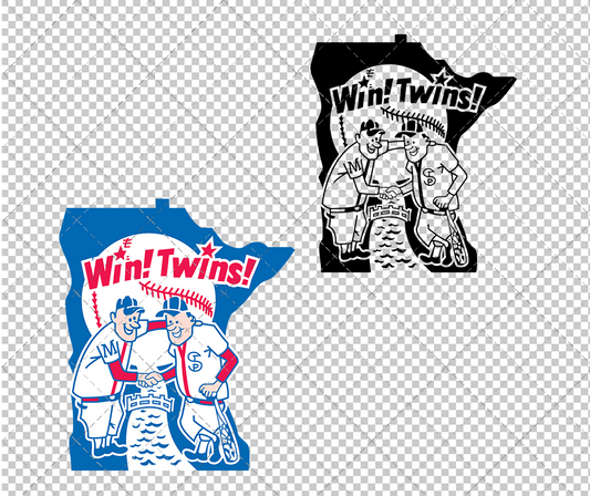 Minnesota Twins 1976, Svg, Dxf, Eps, Png - SvgShopArt