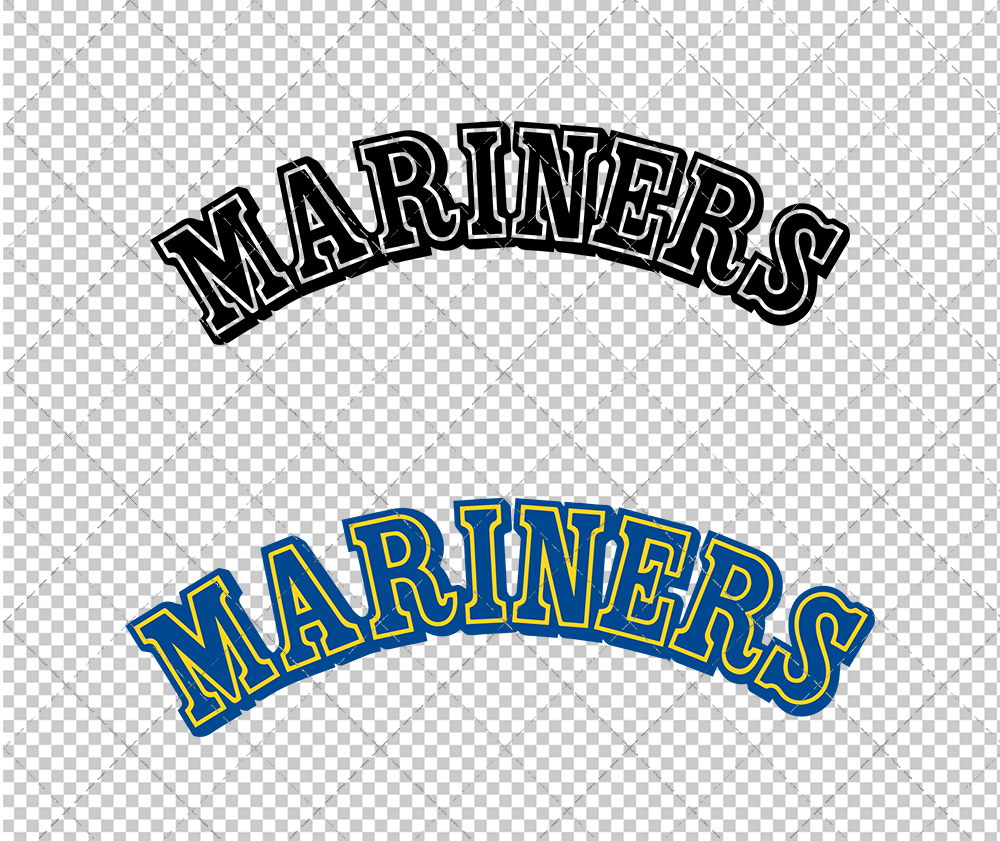 Seattle Mariners Jersey 1987, Svg, Dxf, Eps, Png - SvgShopArt