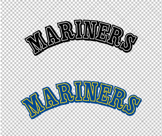 Seattle Mariners Jersey 1987, Svg, Dxf, Eps, Png - SvgShopArt