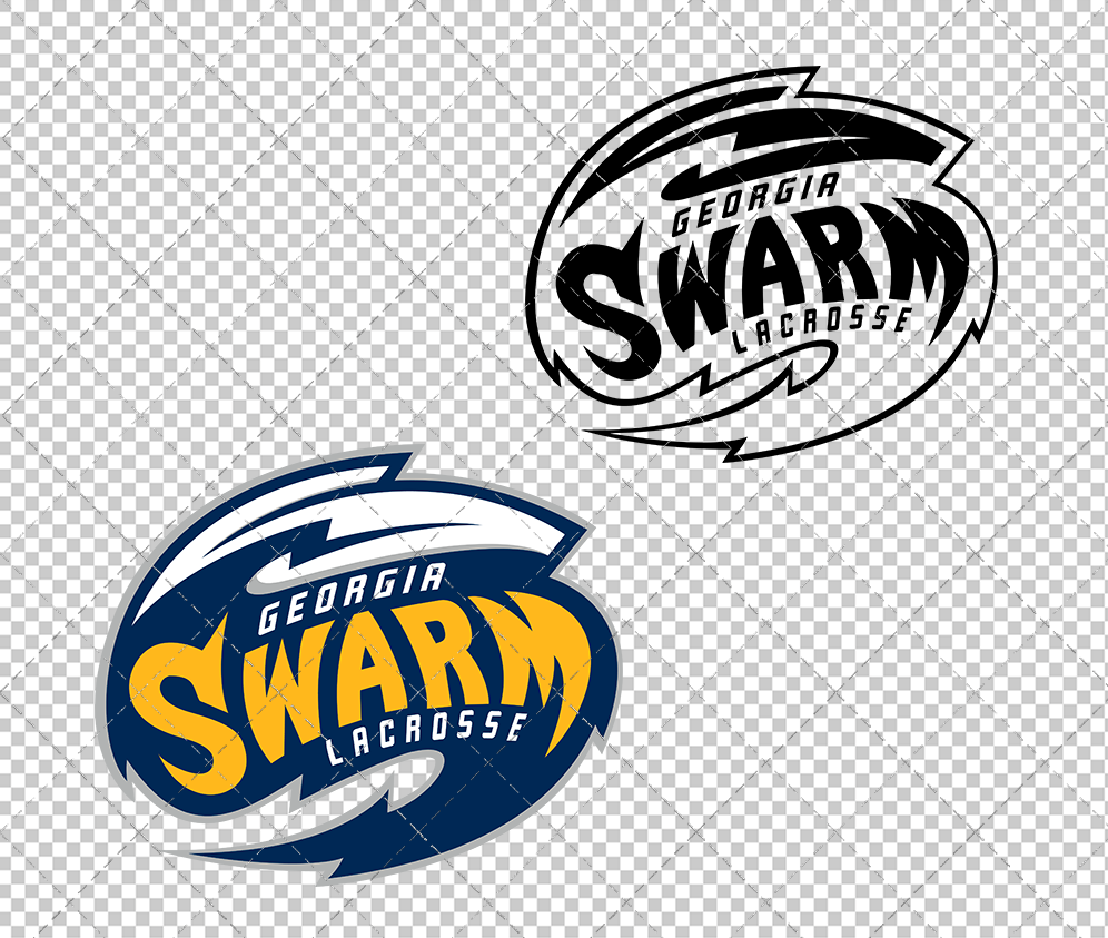 Georgia Swarm Alternate 2019, Svg, Dxf, Eps, Png - SvgShopArt