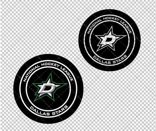 Dallas Stars Circle 2021 002, Svg, Dxf, Eps, Png - SvgShopArt