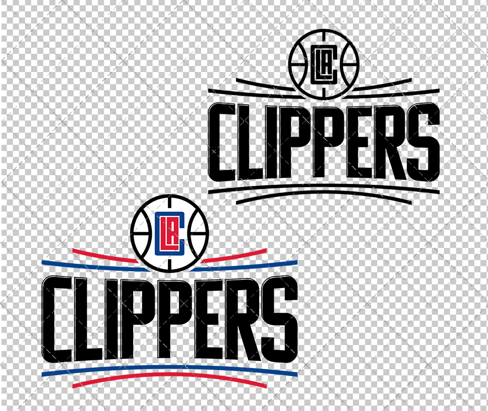 Los Angeles Clippers 2018, Svg, Dxf, Eps, Png - SvgShopArt