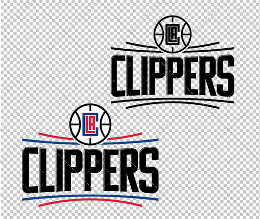 Los Angeles Clippers 2018, Svg, Dxf, Eps, Png - SvgShopArt