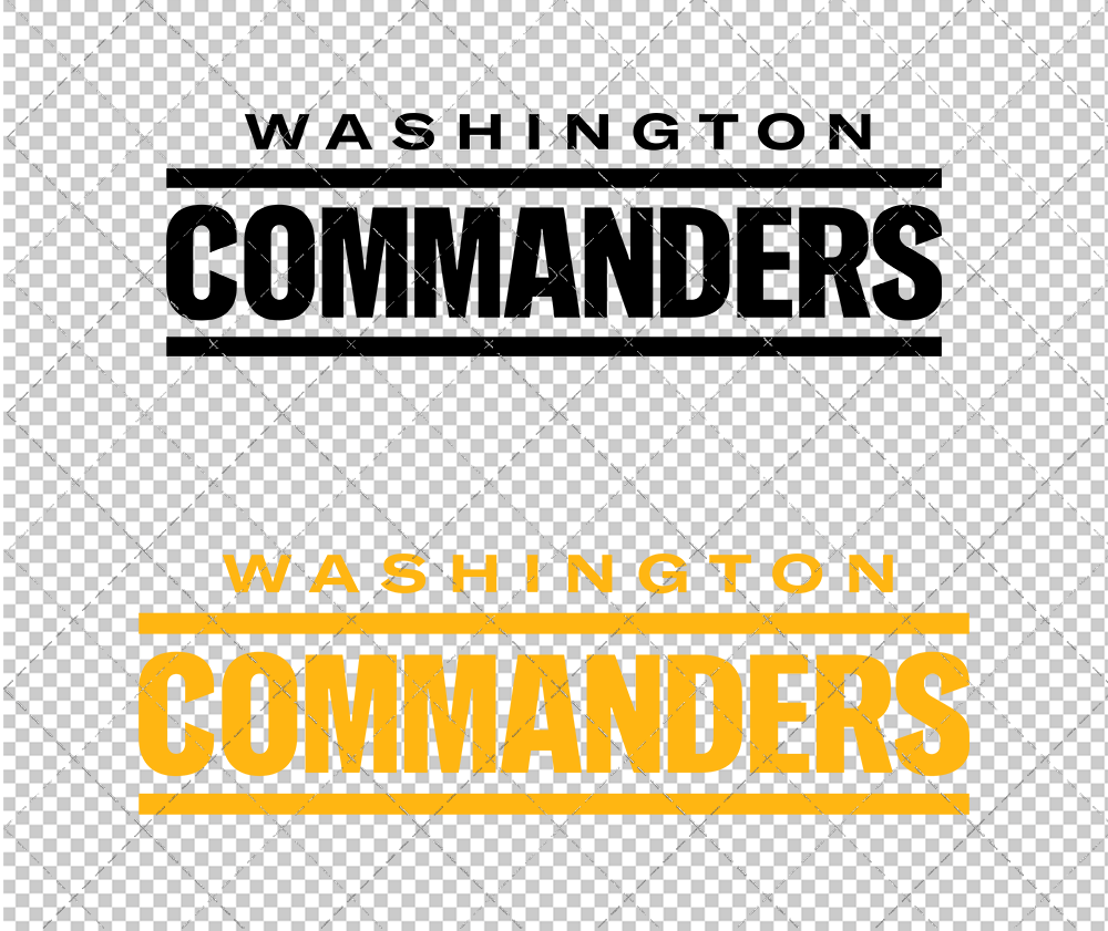 Washington Commanders Wordmark 2022 002, Svg, Dxf, Eps, Png - SvgShopArt