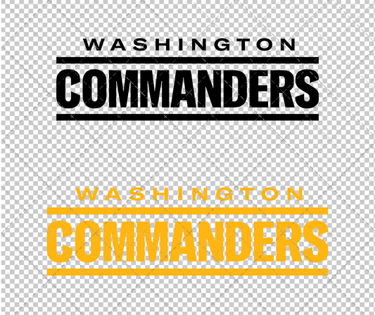 Washington Commanders Wordmark 2022 002, Svg, Dxf, Eps, Png - SvgShopArt