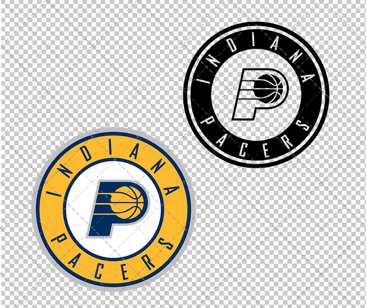 Indiana Pacers 2017, Svg, Dxf, Eps, Png - SvgShopArt