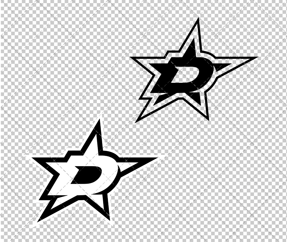 Dallas Stars Concept 2021 008, Svg, Dxf, Eps, Png - SvgShopArt