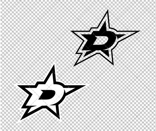 Dallas Stars Concept 2021 008, Svg, Dxf, Eps, Png - SvgShopArt