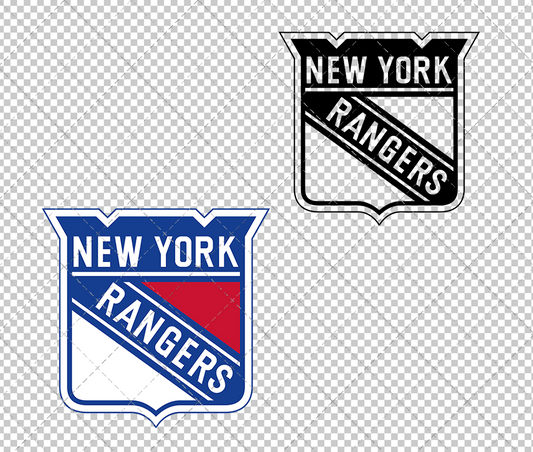 New York Rangers 1999, Svg, Dxf, Eps, Png - SvgShopArt