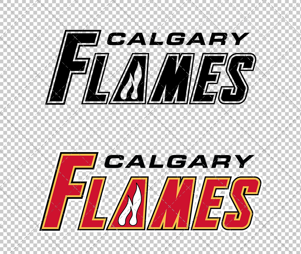 Calgary Flames Wordmark 2002, Svg, Dxf, Eps, Png - SvgShopArt