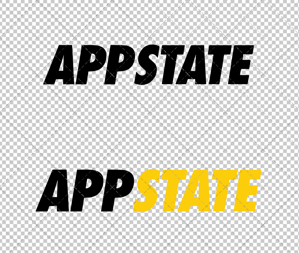 Appalachian State Mountaineers Wordmark 2013, Svg, Dxf, Eps, Png