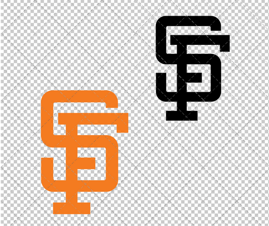 San Francisco Giants Cap 1983, Svg, Dxf, Eps, Png - SvgShopArt