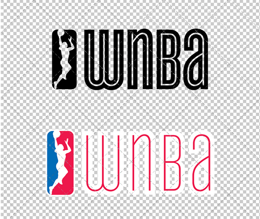 WNBA Logo Wordmark 2013 005, Svg, Dxf, Eps, Png - SvgShopArt