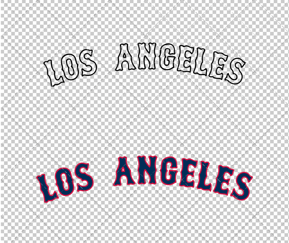 Los Angeles Angels Jersey 1961 002, Svg, Dxf, Eps, Png - SvgShopArt