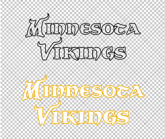 Minnesota Vikings Wordmark 2004 007, Svg, Dxf, Eps, Png - SvgShopArt