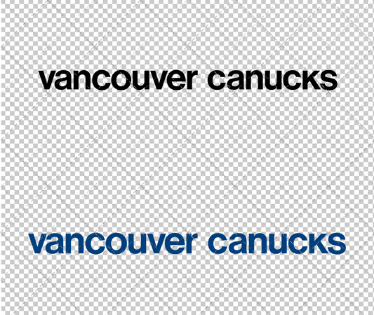 Vancouver Canucks Wordmark 1970 004, Svg, Dxf, Eps, Png - SvgShopArt