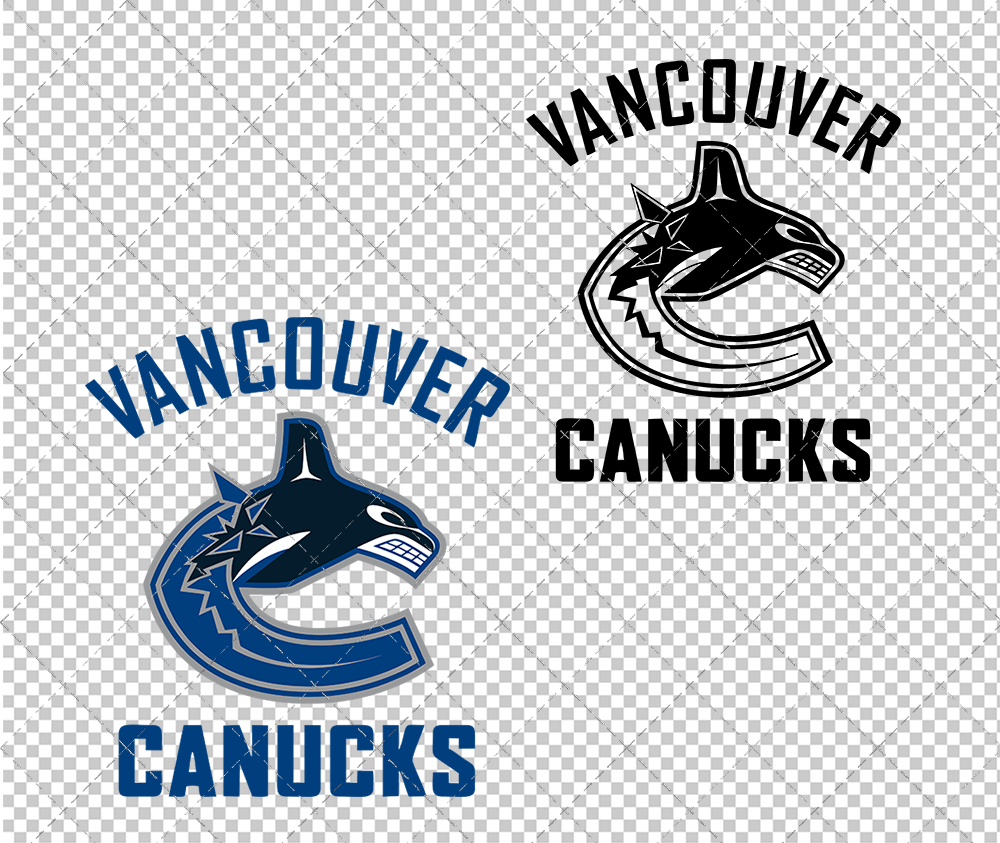 Vancouver Canucks Wordmark 2007 010, Svg, Dxf, Eps, Png - SvgShopArt