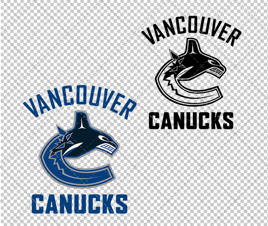 Vancouver Canucks Wordmark 2007 010, Svg, Dxf, Eps, Png - SvgShopArt