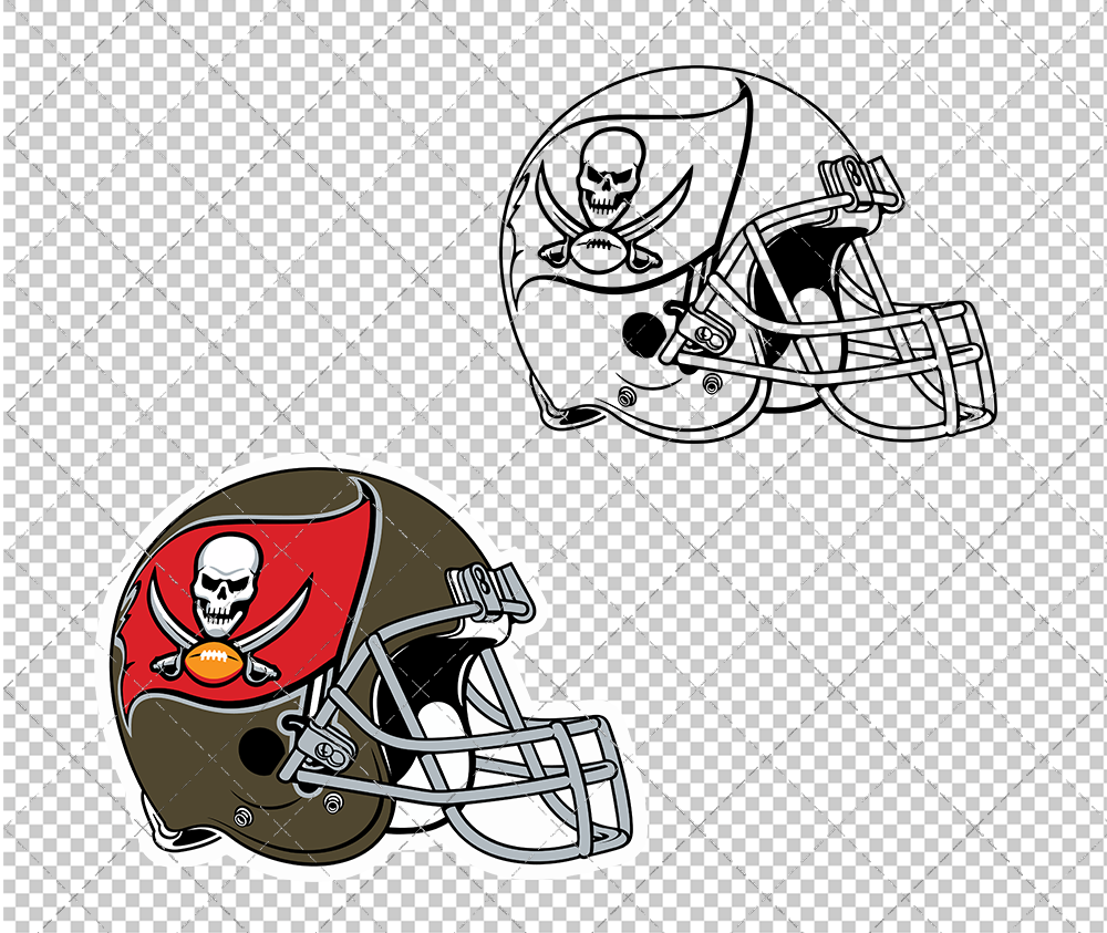 Tampa Bay Buccaneers Helmet 2014 002, Svg, Dxf, Eps, Png - SvgShopArt