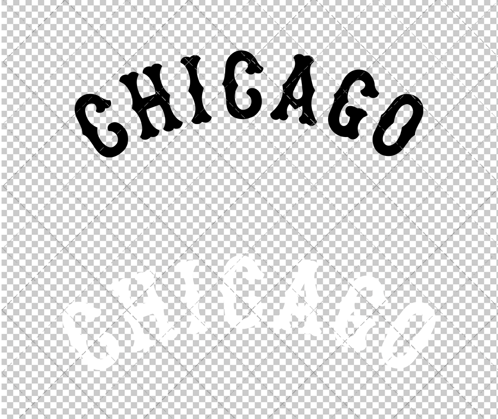 Chicago White Sox Jersey 1930 002, Svg, Dxf, Eps, Png - SvgShopArt