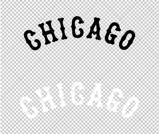 Chicago White Sox Jersey 1930 002, Svg, Dxf, Eps, Png - SvgShopArt