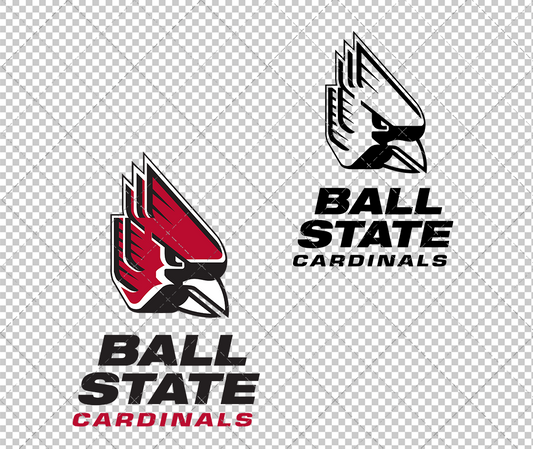 Ball State Cardinals Alternate 2015 004, Svg, Dxf, Eps, Png - SvgShopArt