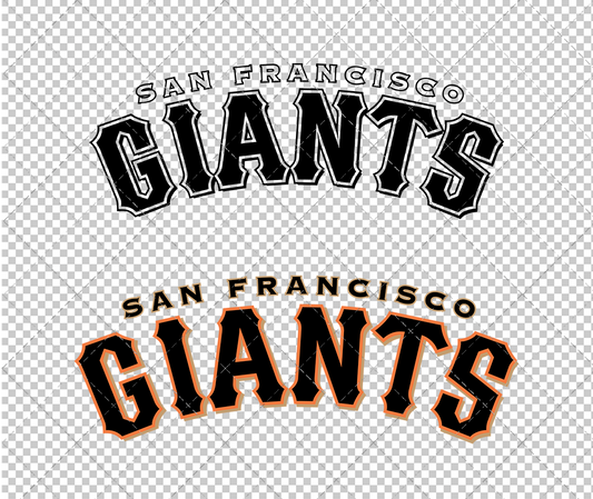 San Francisco Giants Wordmark 2000, Svg, Dxf, Eps, Png - SvgShopArt