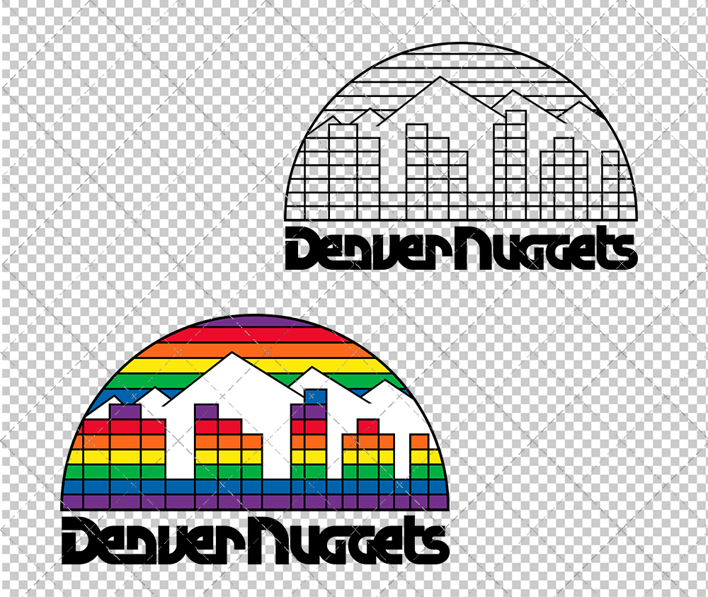 Denver Nuggets 1981, Svg, Dxf, Eps, Png - SvgShopArt