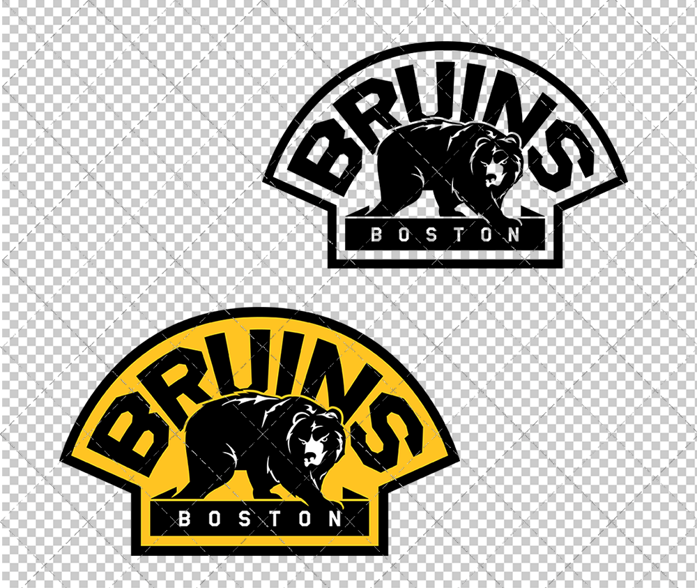 Boston Bruins Alternate 2007 002, Svg, Dxf, Eps, Png - SvgShopArt