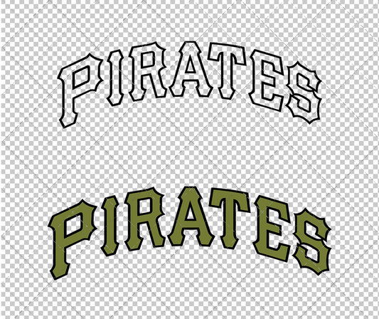 Pittsburgh Pirates Jersey 2018, Svg, Dxf, Eps, Png - SvgShopArt