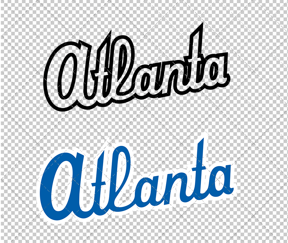 Atlanta Braves Jersey 1980, Svg, Dxf, Eps, Png - SvgShopArt